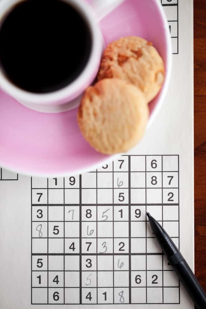 Coffee and sudoku puzzle