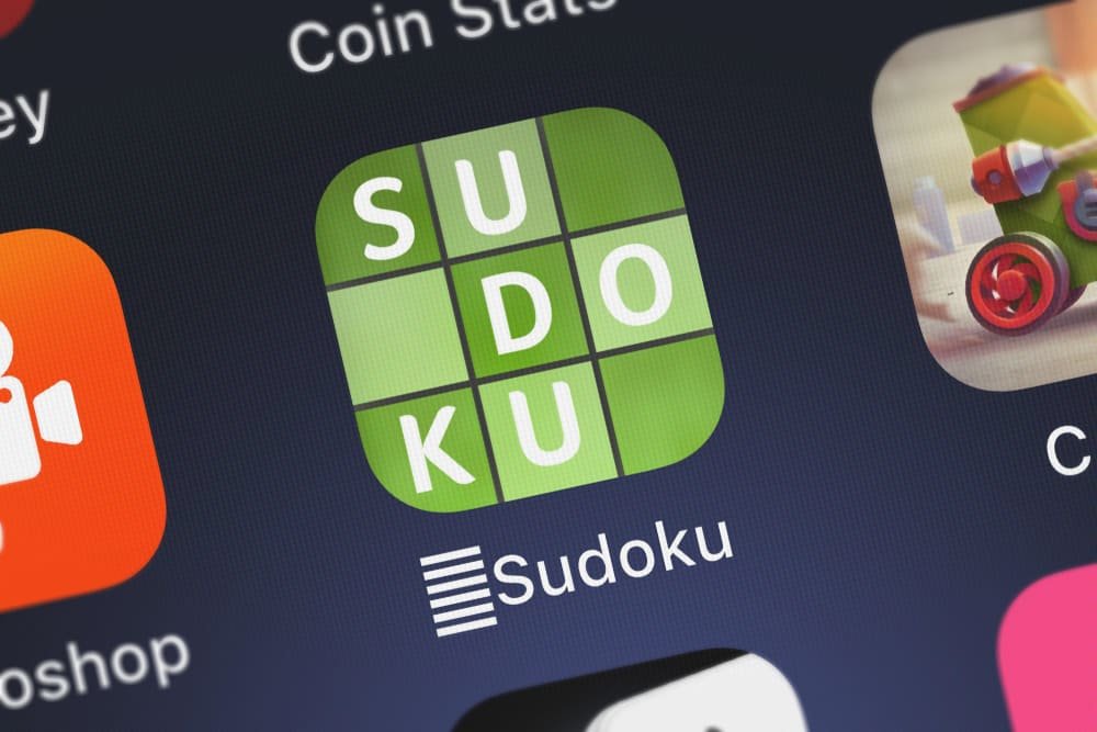 Sudoku icon from Brainium Studios LLC on an iPhone