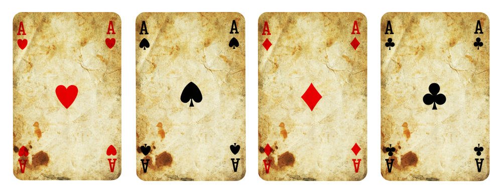 Four Aces Vintage Playing Cards