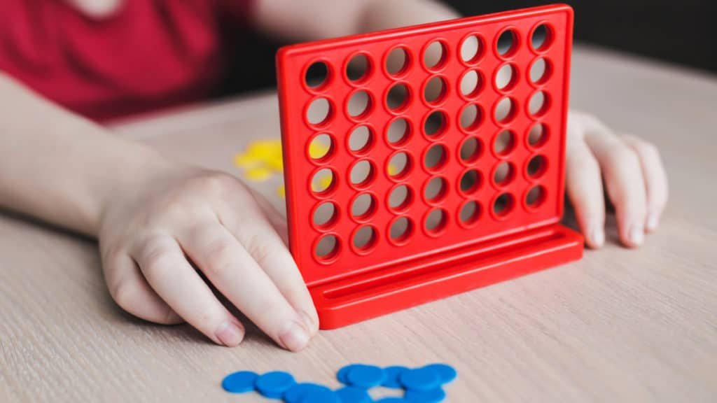 Setting up boardgame, Connect 4
