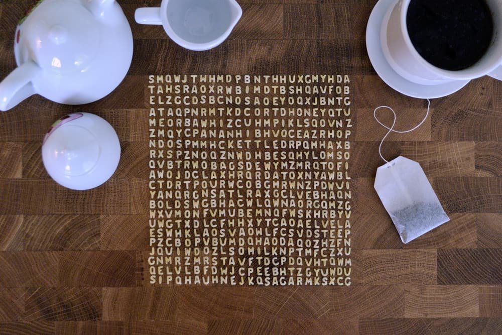 A Tea Inspired Word Search