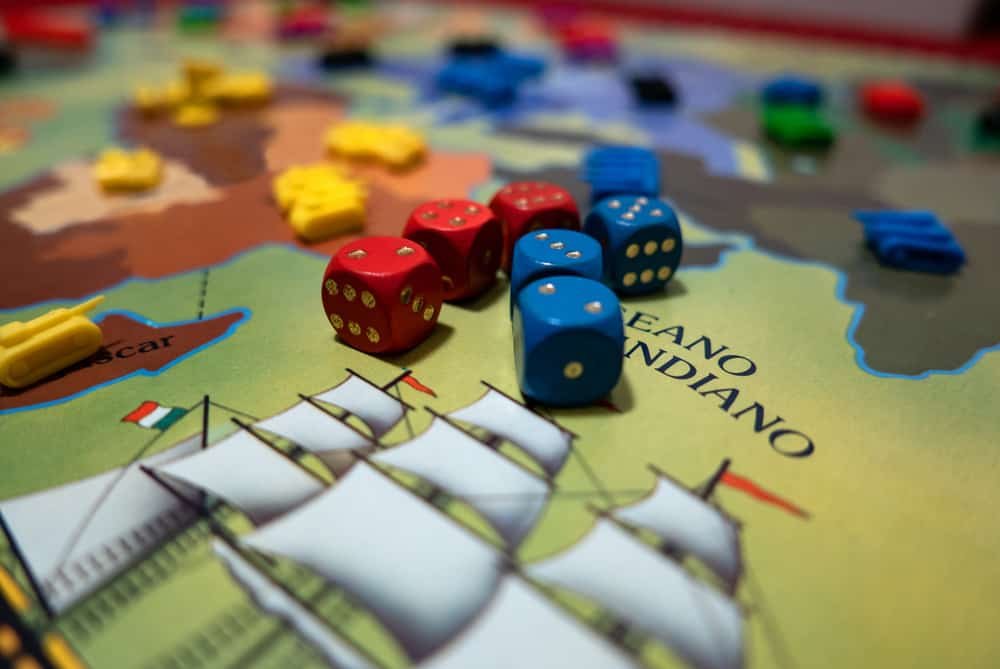 Risk, a strategy board game, Italian variant of Risk