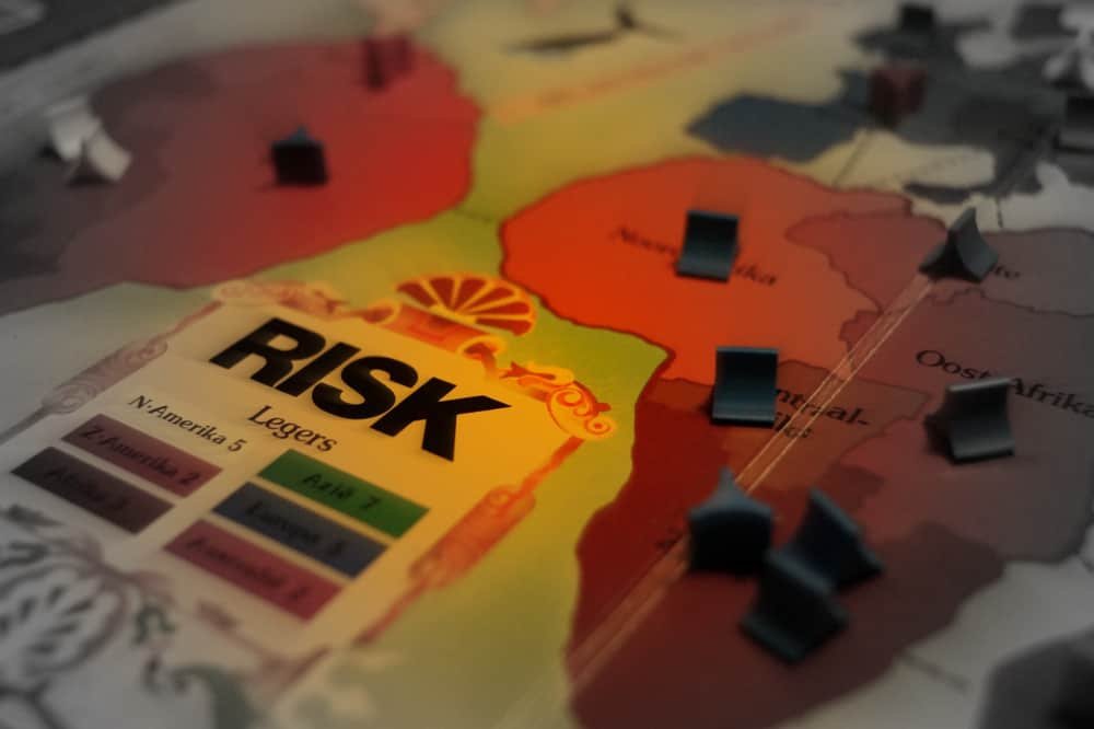 Risk board game (conflict map)
