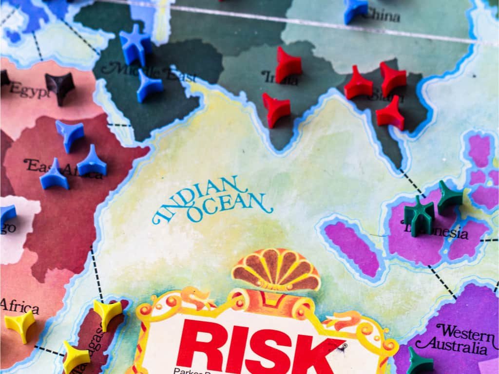 Risk game - board