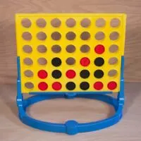 A vintage Connect Four game by Milton Bradley
