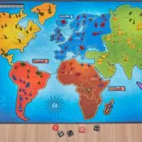 Overview of the Risk game board