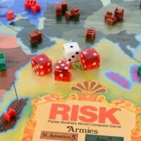 Risk (board game) closeup