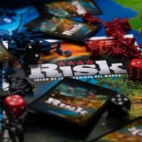 Risk board game. War solider's board game