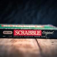Scrabble Board Game | Old Scrabble Box